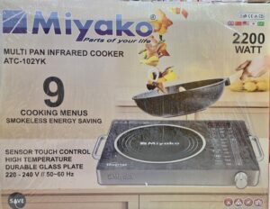 Miyako Multi Pan Infrared Cooker ATC-102YK Miyako Infrared Cooker ATC-102YK